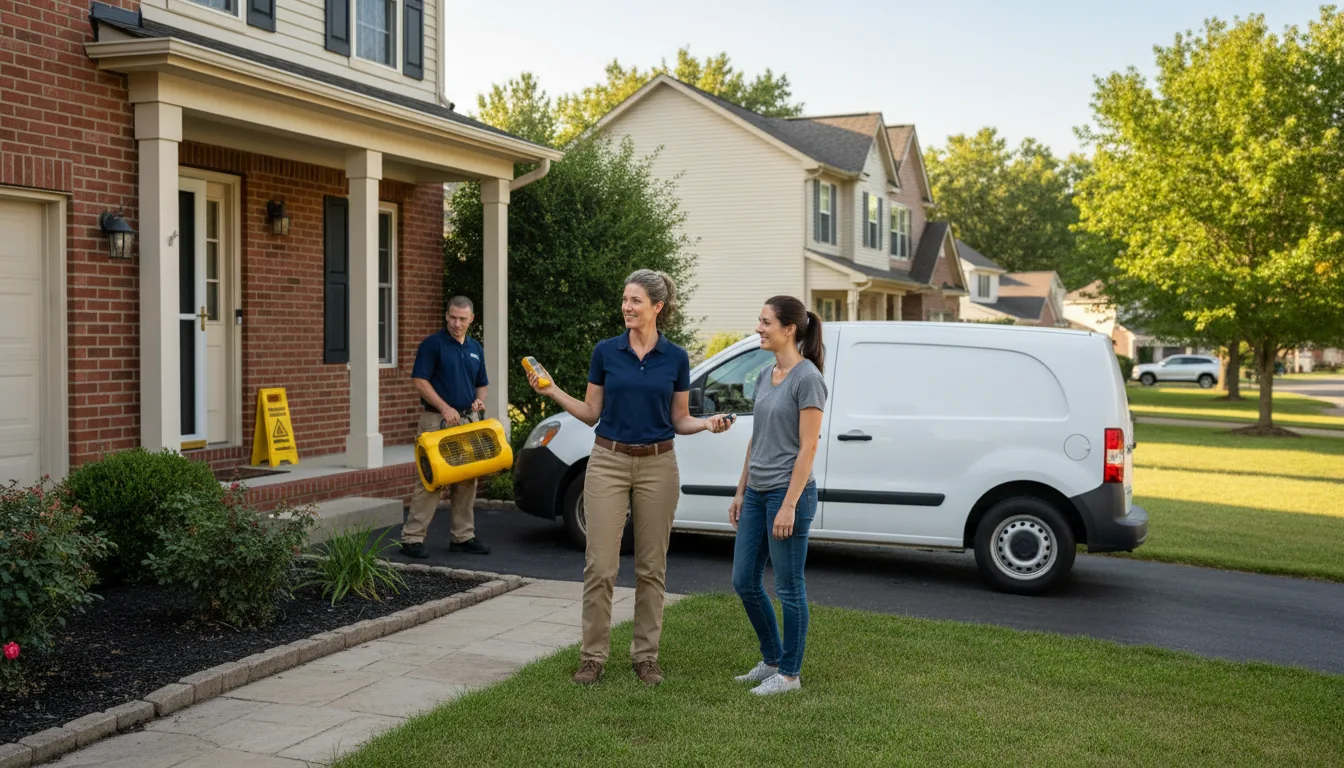 Water restoration image for Dehumidification And Cleanup Services in Elmira, MI